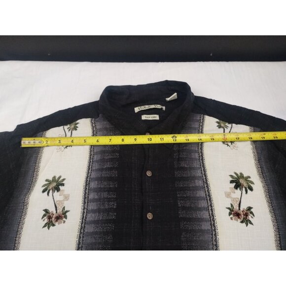 Batik Bay Men's Black Hawaiian Shirt/Button Up Sz3XB SKU3907 - Picture 6 of 9